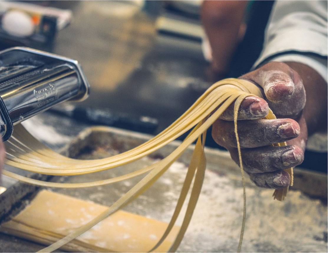 Fresh pasta, a tradition that will be lost.